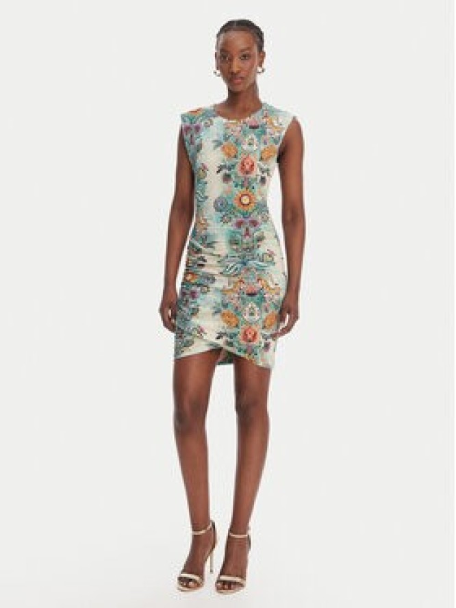 Just Cavalli Sukienka codzienna 80PAOE04 CJ112 Kolorowy Slim Fit