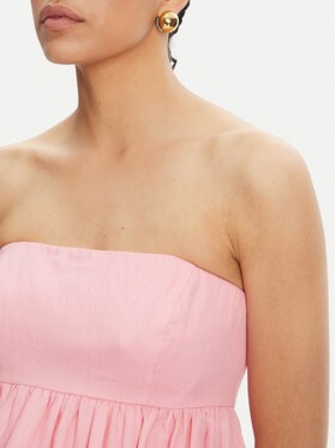 Bardot Sukienka letnia 60006DB Różowy Regular Fit