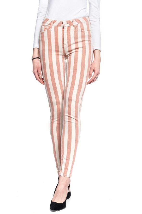 SPODNIE DAMSKIE LEE SKINNY HIGH WAIST TERACOTTA L626LIMG 112114249