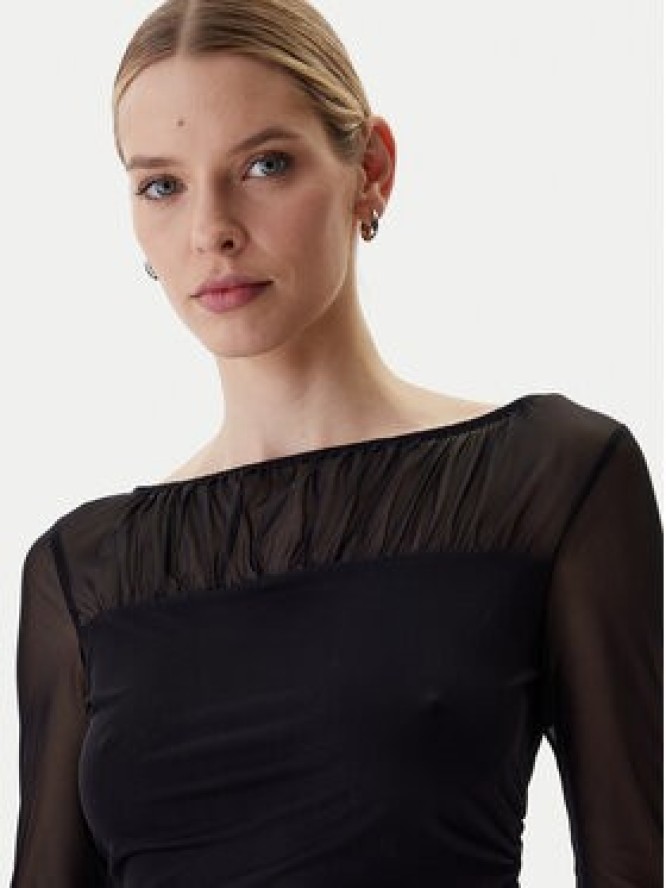 Guess Bluzka W6RP04 KBAH2 Czarny Regular Fit