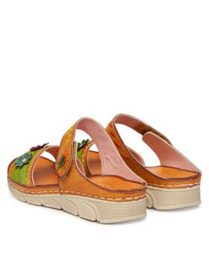 Laura Vita Klapki Dorry 13 Pomarańczowy