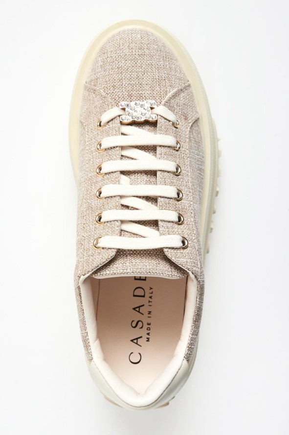 Sneakersy damskie skórzane CASADEI