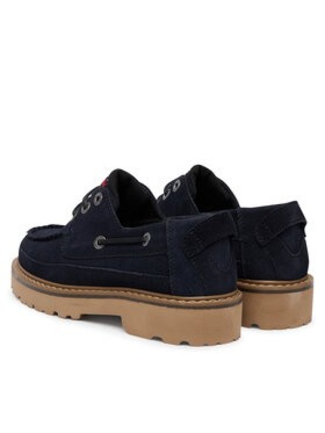 Tommy Jeans Półbuty Tjw Archive '01 Low Boat Shoe EN0EN03157 Granatowy