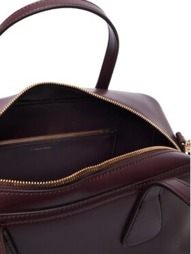 Calvin Klein Torebka Ck Medium Bowling Bag LV04F3610G Bordowy