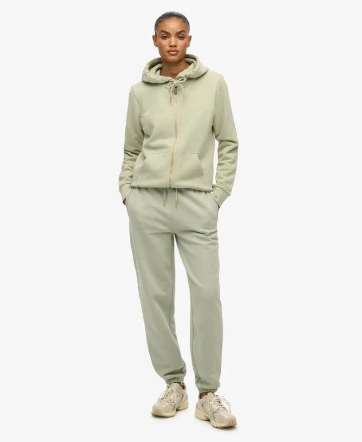 superdry Spodnie dresowe Essential Logo – Dusty Sage