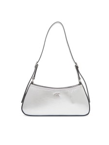 Calvin Klein Torebka Ck Metallic Small Shoulder Bag LV04F3304G Srebrny
