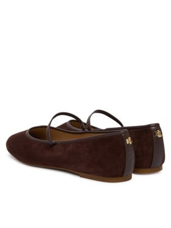 LAUREN RALPH LAUREN Baleriny Jayna Mj Fl 802P18425004 Brązowy