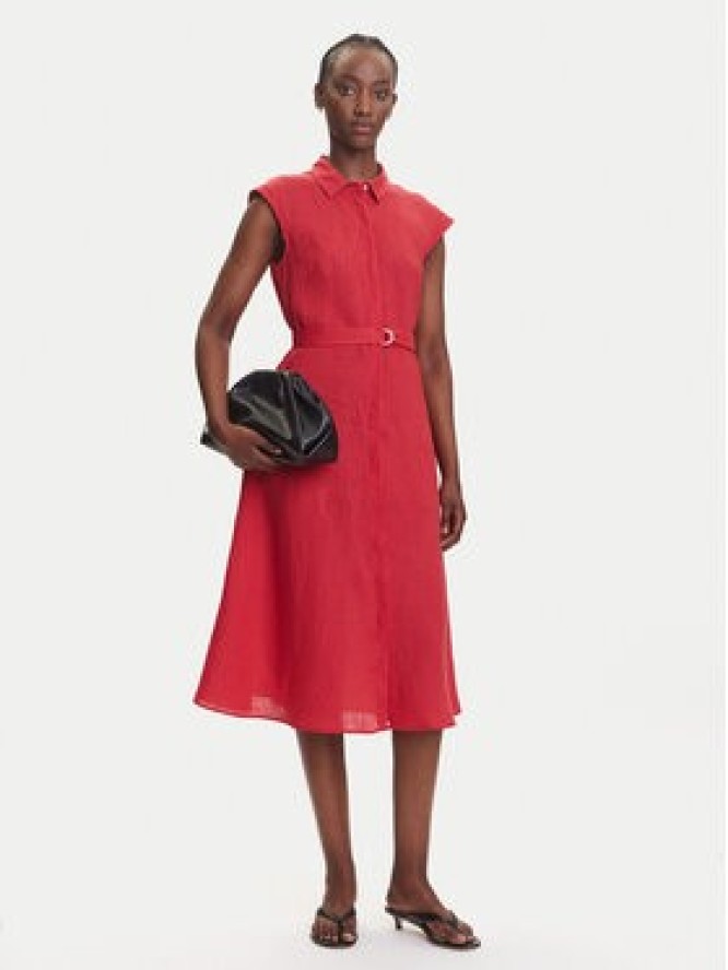 Marella Sukienka koszulowa Rodesia 2515221262 Czerwony Regular Fit