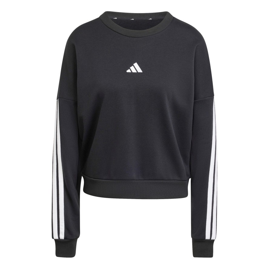 Bluza damska z francuskiego dresu adidas Essentials 3-Stripes