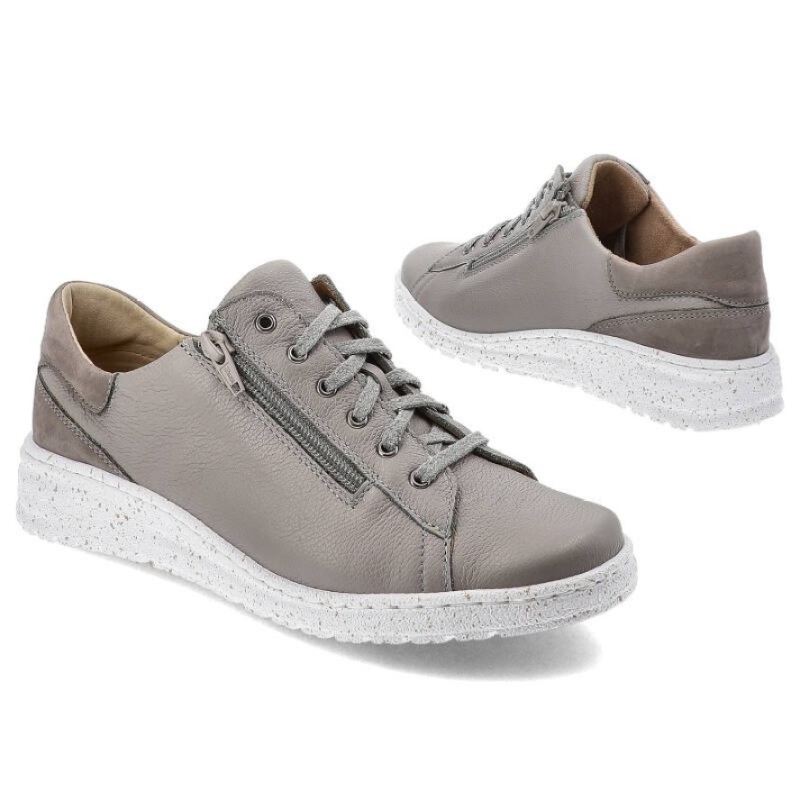 Szare Półbuty Wasak Modne Obuwie Damskie