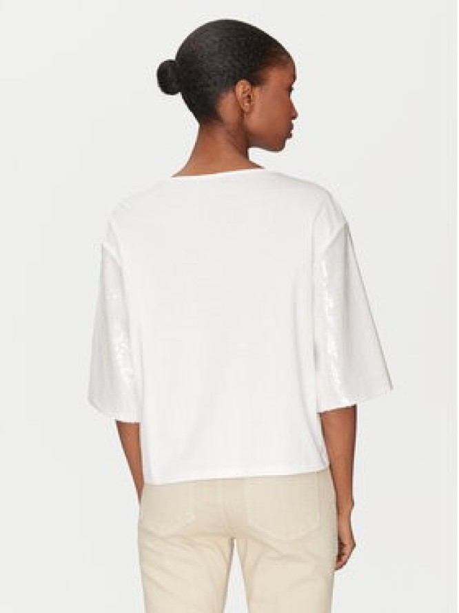 Marella T-Shirt Gardone 2513971024 Écru Boxy Fit