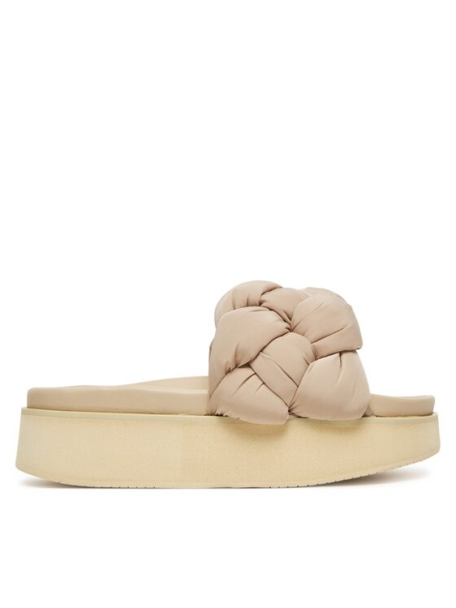 Inuikii Klapki Puffer Braided 70103-177 Beżowy