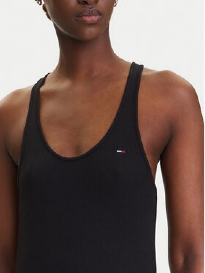 Tommy Jeans Top DW0DW20917 Czarny Regular Fit