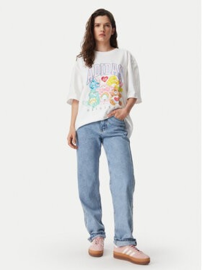 adidas T-Shirt Care Bears KR1480 Biały Oversize