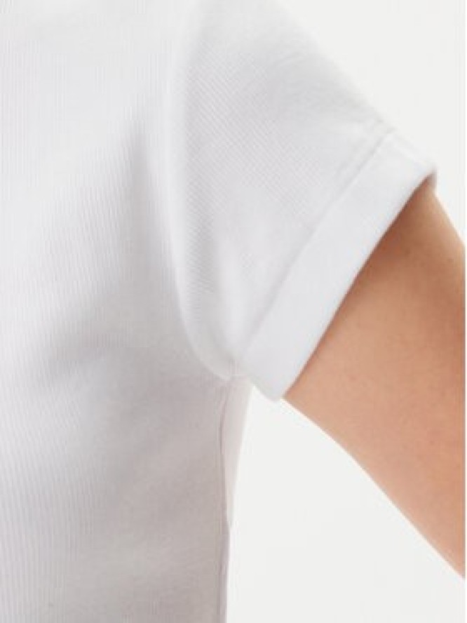 Calvin Klein Jeans T-Shirt LV047AB802 Biały Regular Fit