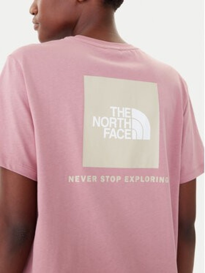 The North Face T-Shirt Redbox NF0A87NK Różowy Relaxed Fit