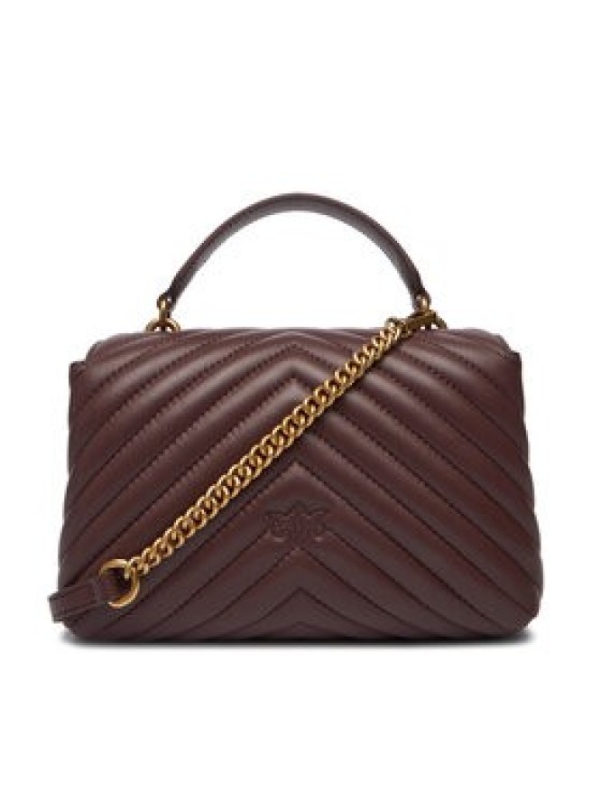 PINKO Torebka Love Lady Puff Mini Cl Al 25-26 PLTT 100044 A0GK Bordowy