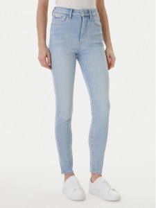 Calvin Klein Jeans Jeansy LV047F701G Błękitny Skinny Fit