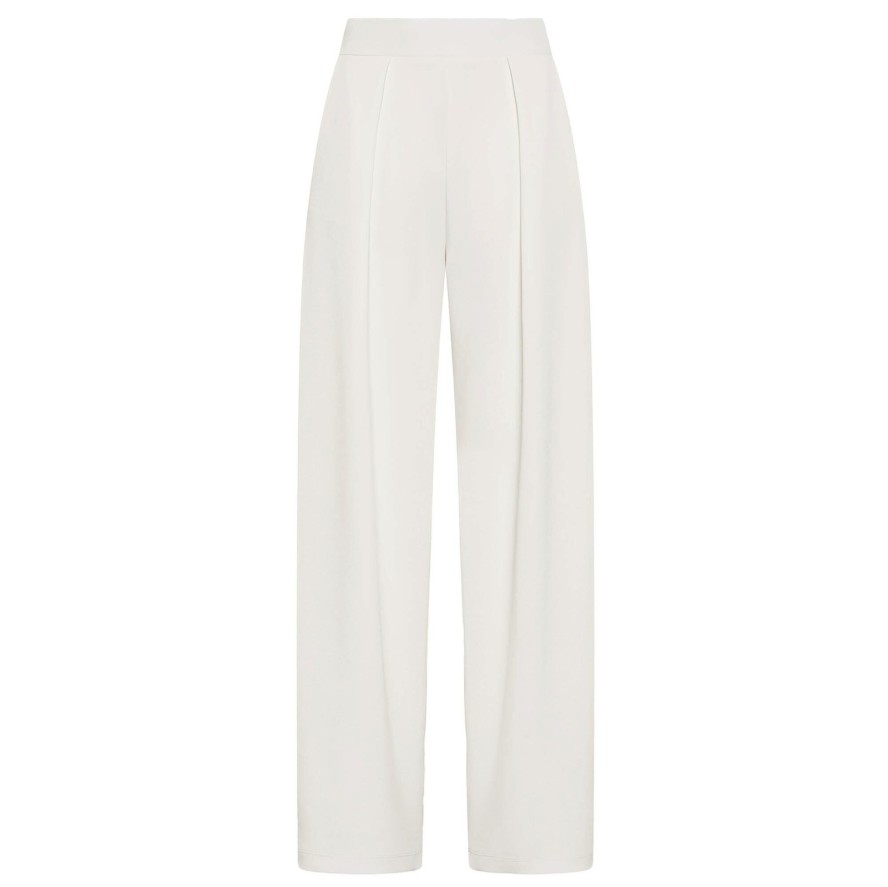 Pantaloni Deha Cozy Pleated Pants Damskie