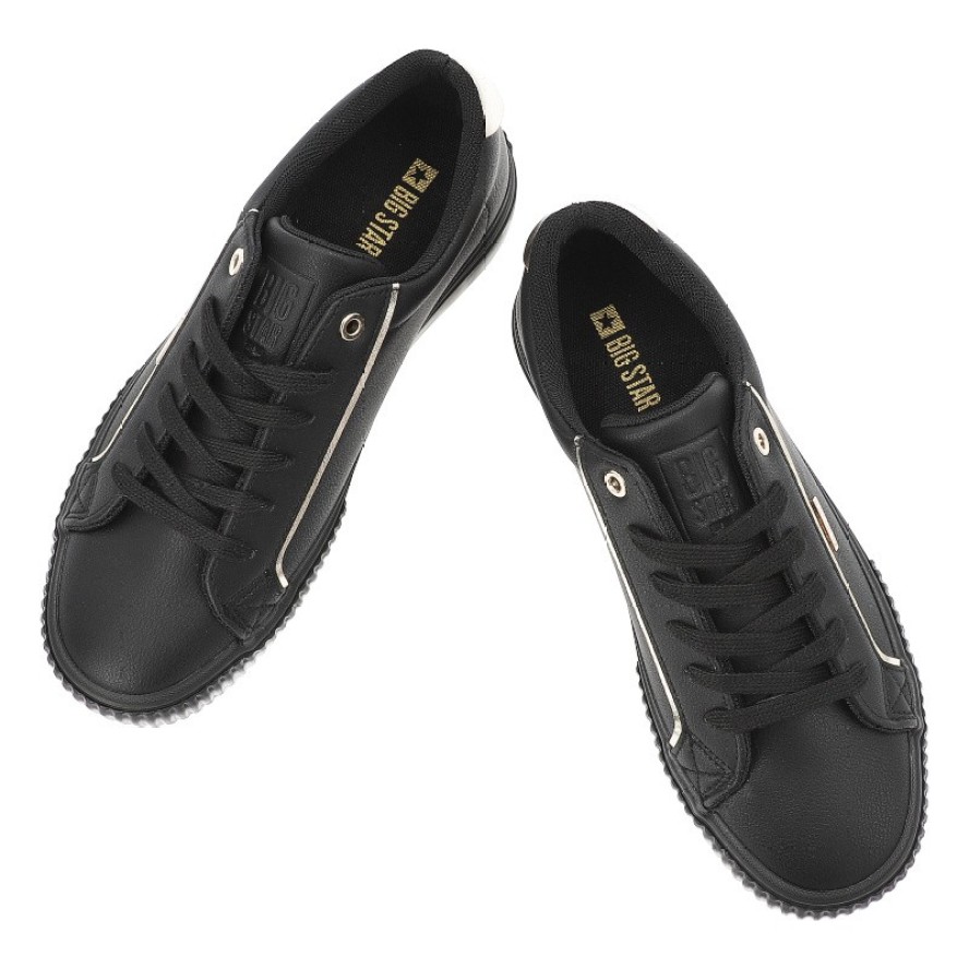 Czarne Sneakersy Big Star Modne Obuwie Damskie