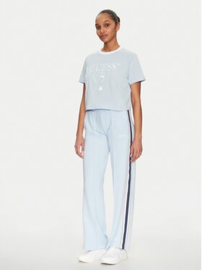 Guess T-Shirt V5GI18 I3Z14 Błękitny Boxy Fit