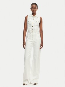 Elisabetta Franchi Kombinezon TJ-45N-61E2-V550 Biały Regular Fit