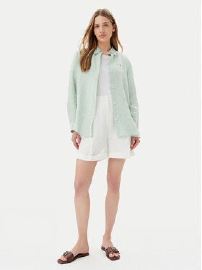 Tommy Hilfiger Koszula WW0WW44679 Zielony Regular Fit