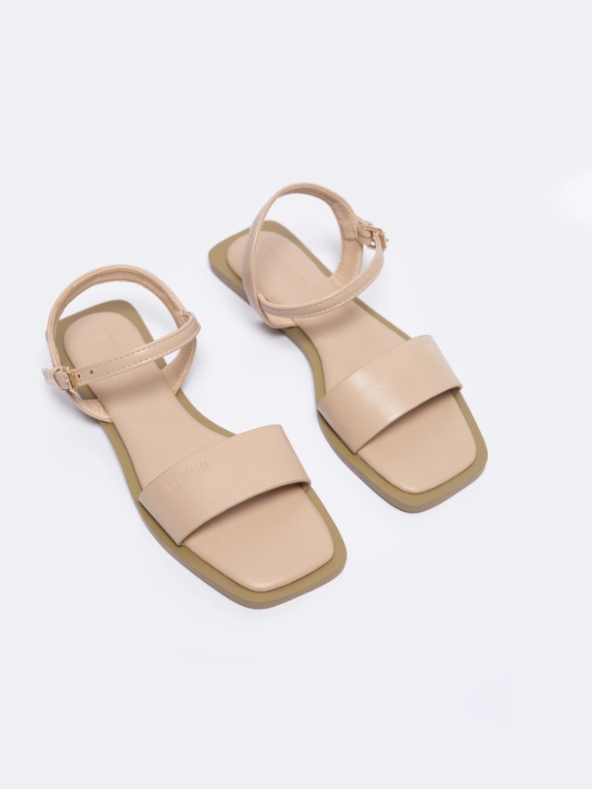 Sandały damskie beżowe NN274028 801