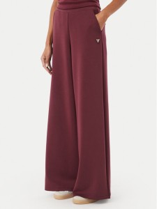 Guess Spodnie dresowe V4YB07 KCAY2 Bordowy Relaxed Fit