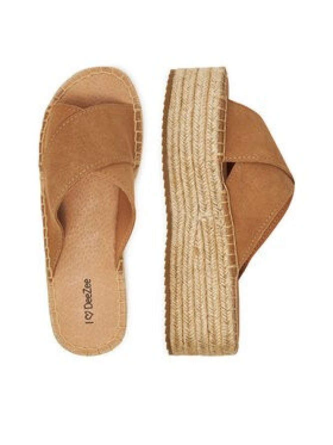 DeeZee Espadryle 42422 Brązowy
