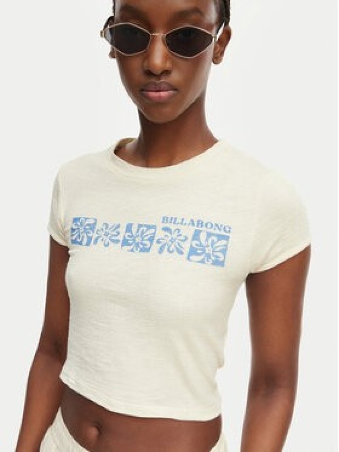 Billabong T-Shirt Baby EBJKT00119 Beżowy jasny Slim Fit