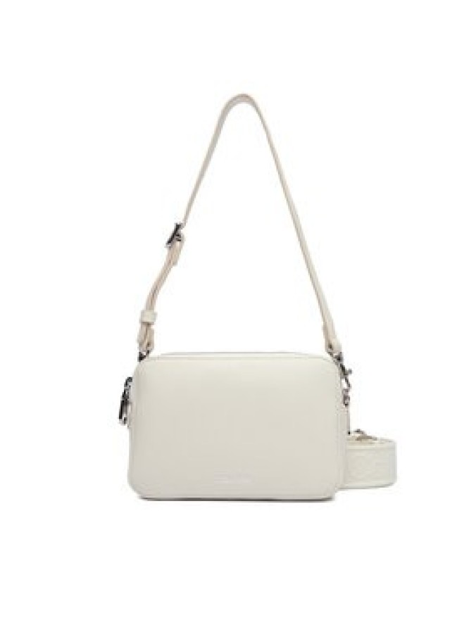 Calvin Klein Torebka Webbing Double Strap Camera Bag LV04F3165G Biały