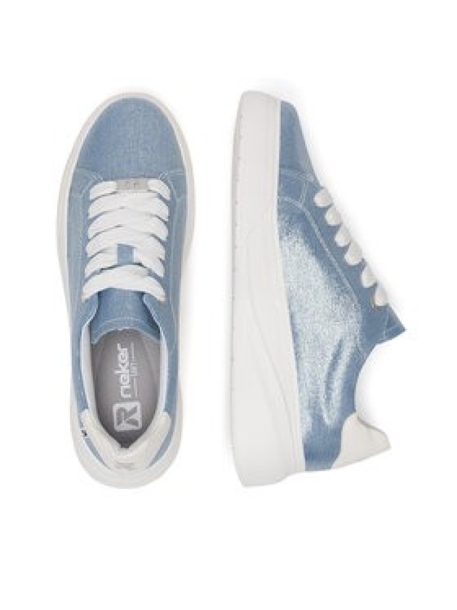 Rieker Revolution Lifestyle Sneakersy W2302-14 Niebieski
