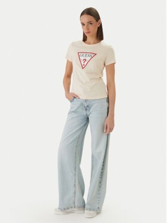 Guess T-Shirt W1YI1B I3Z14 Pomarańczowy Regular Fit