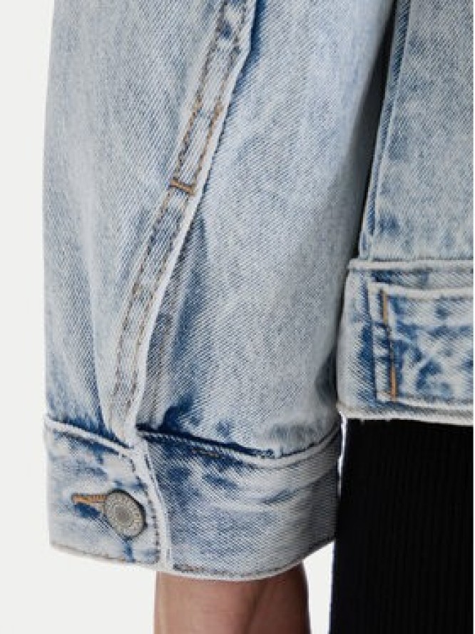 Beverly Hills Polo Club Kurtka jeansowa W126-BHLJT-1003-22D Niebieski Relaxed Fit