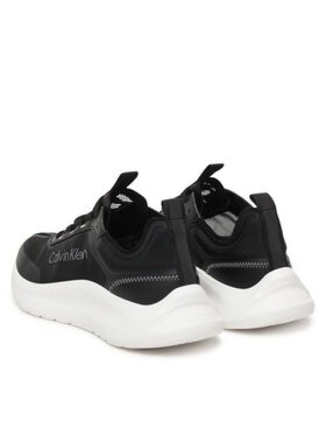 Calvin Klein Sneakersy Light Eva Run Lup Transp Ripst HW0HW02998 Czarny