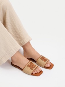 Nine West Klapki CEO-SMRL393661 Beżowy
