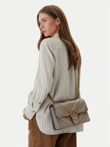 PINKO Torebka Love One Classic Light Dc Al 25-26 PLTT 104549 A2OS Szary