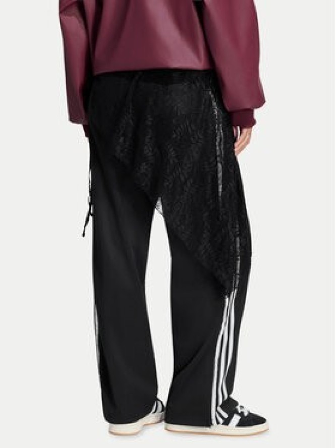 adidas Spodnie dresowe 2In1 Firebird Loose Track Trousers With Lace Skirt LG4271 Czarny Relaxed Fit