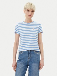 KARL LAGERFELD T-Shirt A1W17099 Niebieski Regular Fit