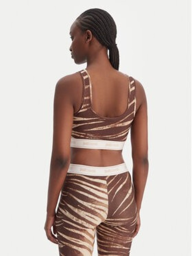 Just Cavalli Top 80PAM204 JS558 Beżowy Slim Fit