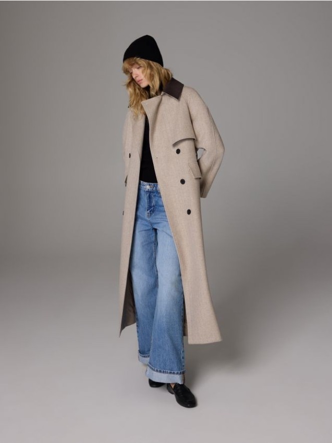 Wełniana czapka z dodatkiem kaszmiru - czarny