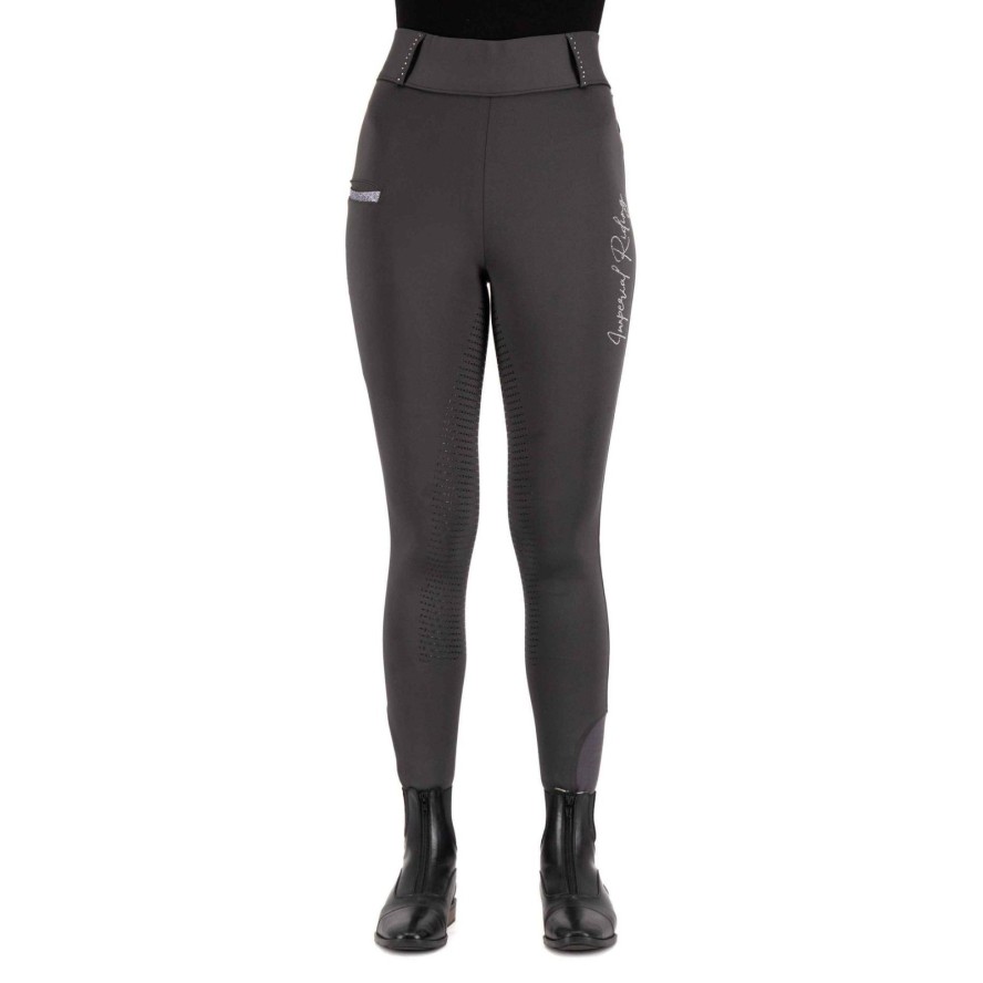 Damskie legginsy jeździeckie z pełną przyczepnością Imperial Riding Comfi Sparks