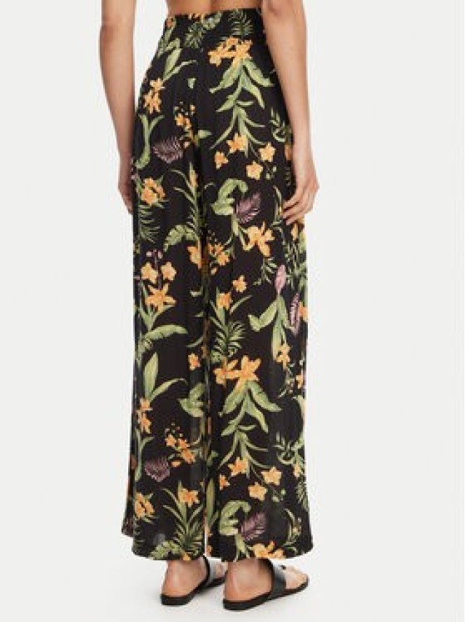 Roxy Spodnie materiałowe Along The Beach ERJX603439 Czarny Regular Fit