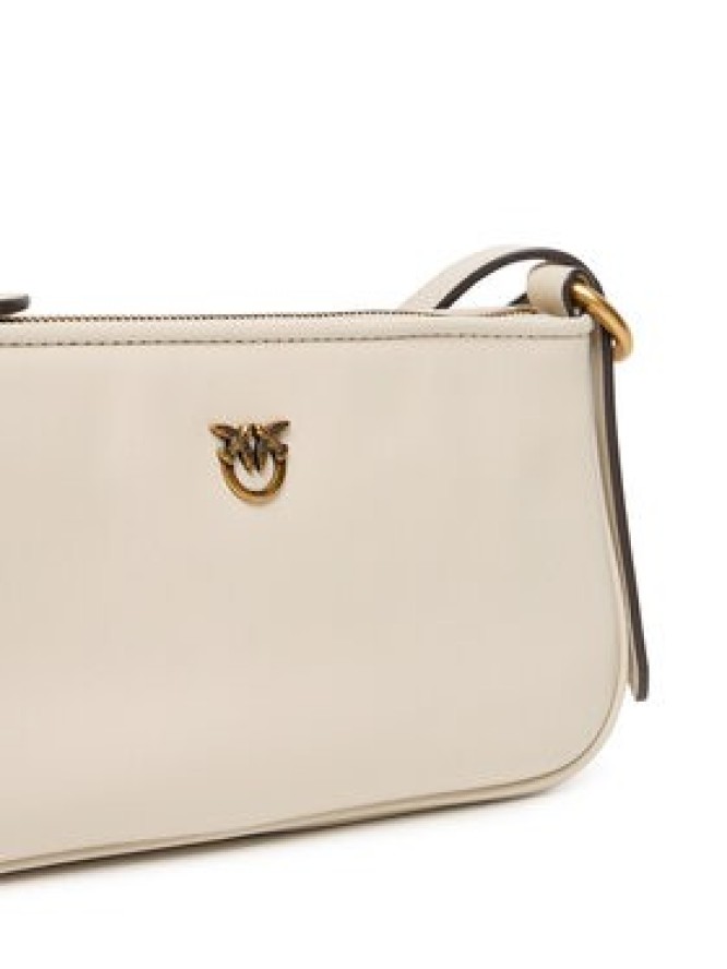 PINKO Torebka Half Moon Baguette Mini AI 25-26 PLTT 105069 A0QO Écru
