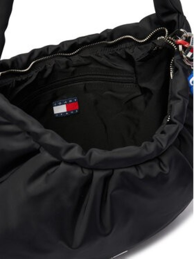 Tommy Jeans Torebka Tjw Icon Charms Hobo AW0AW18783 Czarny