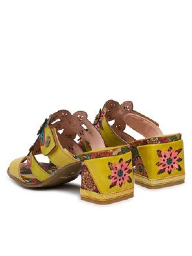 Laura Vita Klapki Jacqueso 09 Żółty