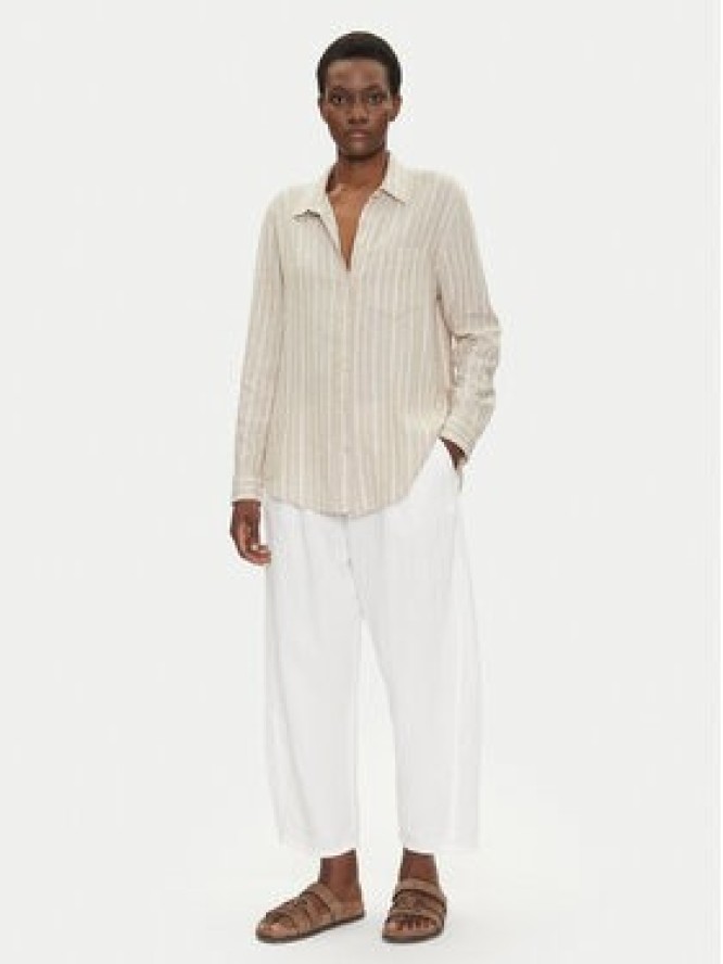 Gap Spodnie materiałowe 713952-00 Biały Regular Fit