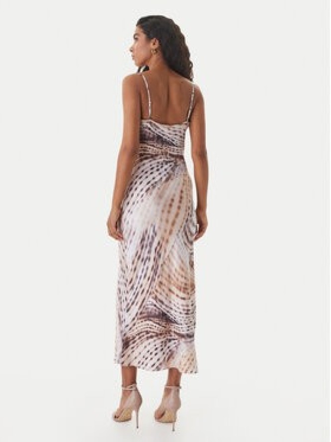 Guess Sukienka koktajlowa W6GK94 W2266 Beżowy Regular Fit