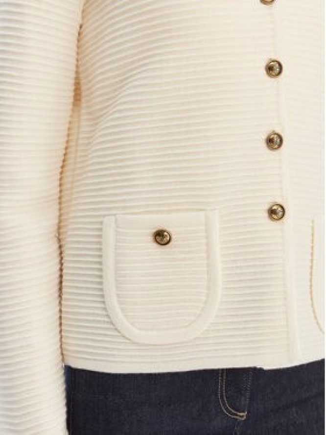 Luisa Spagnoli Kardigan Maranta 100360 Écru Regular Fit